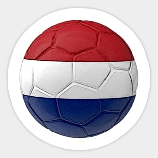 Netherlands Soccer Ball – Proud Football Fans Gift Sticker
